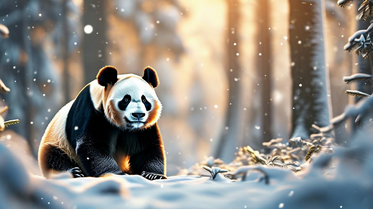 panda_snow